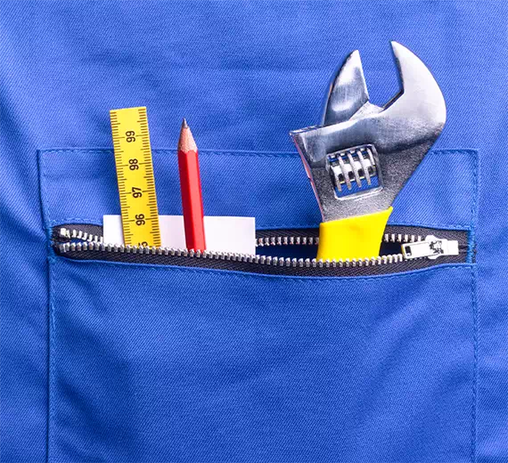narzędzia w kieszeni